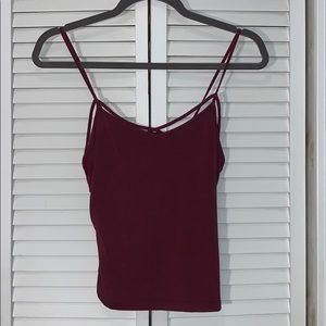 AEO Soft and Sexy Tank with strap detailing